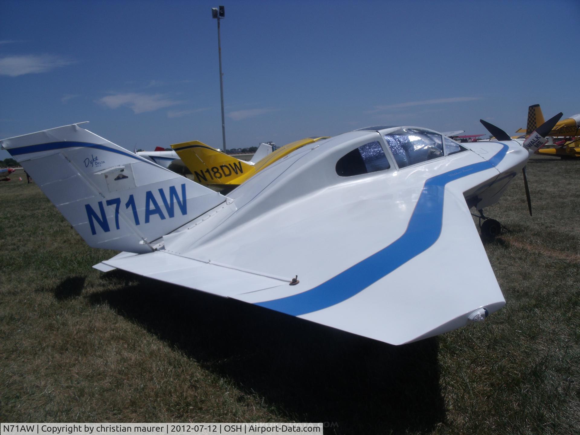 N71AW, 2010 Dyke JD-2 Delta C/N 1123, delta dyke