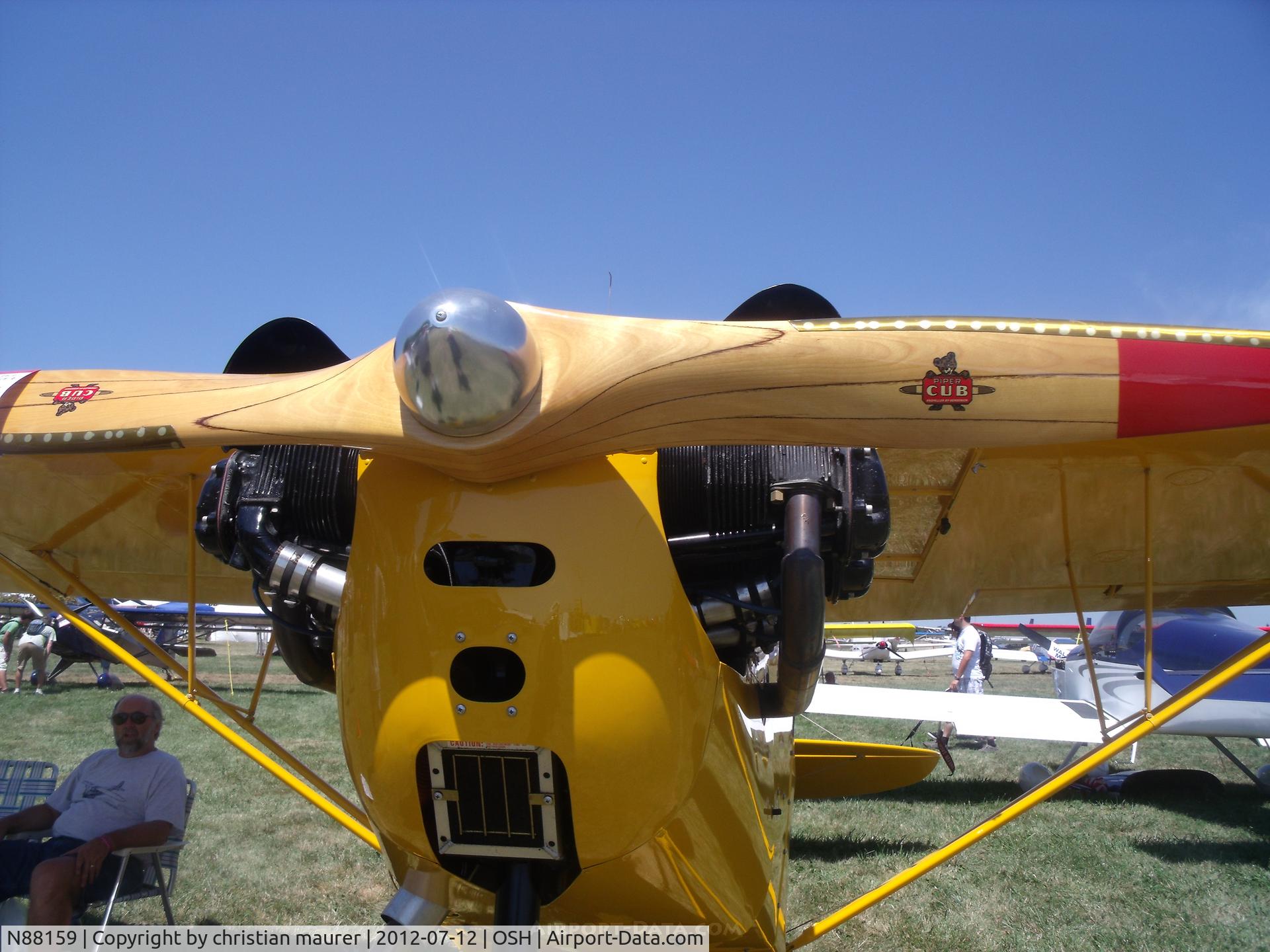 N88159, Finney Michael E FINNEY J-3 CUB C/N MEF-2, cub prop