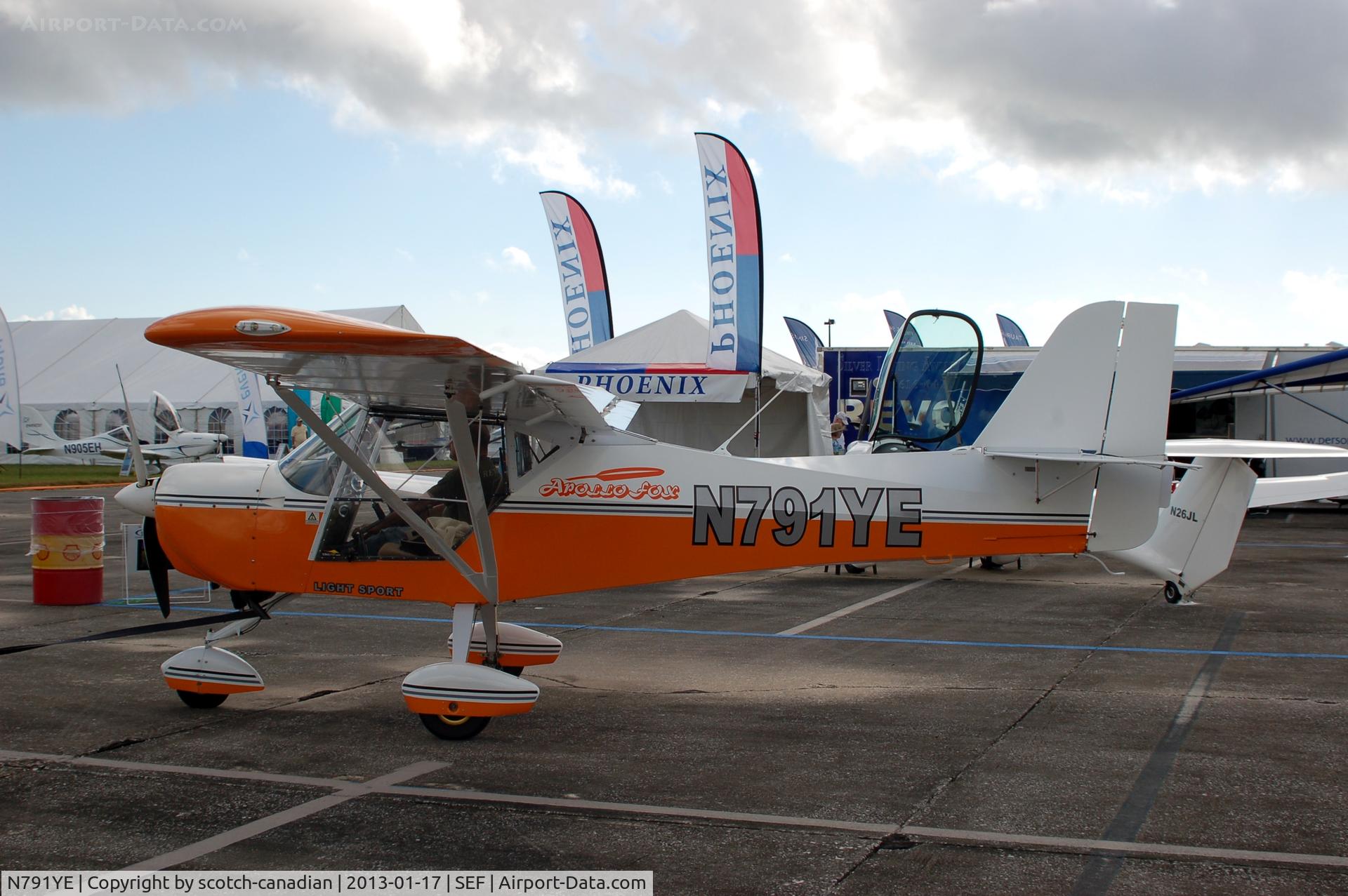 N791YE, Apollo Fox C/N 00005, Apollo Aircraft Inc FOX, N791YE, at the US Sport Aviation Expo, Sebring Regional Airport, Sebring, FL