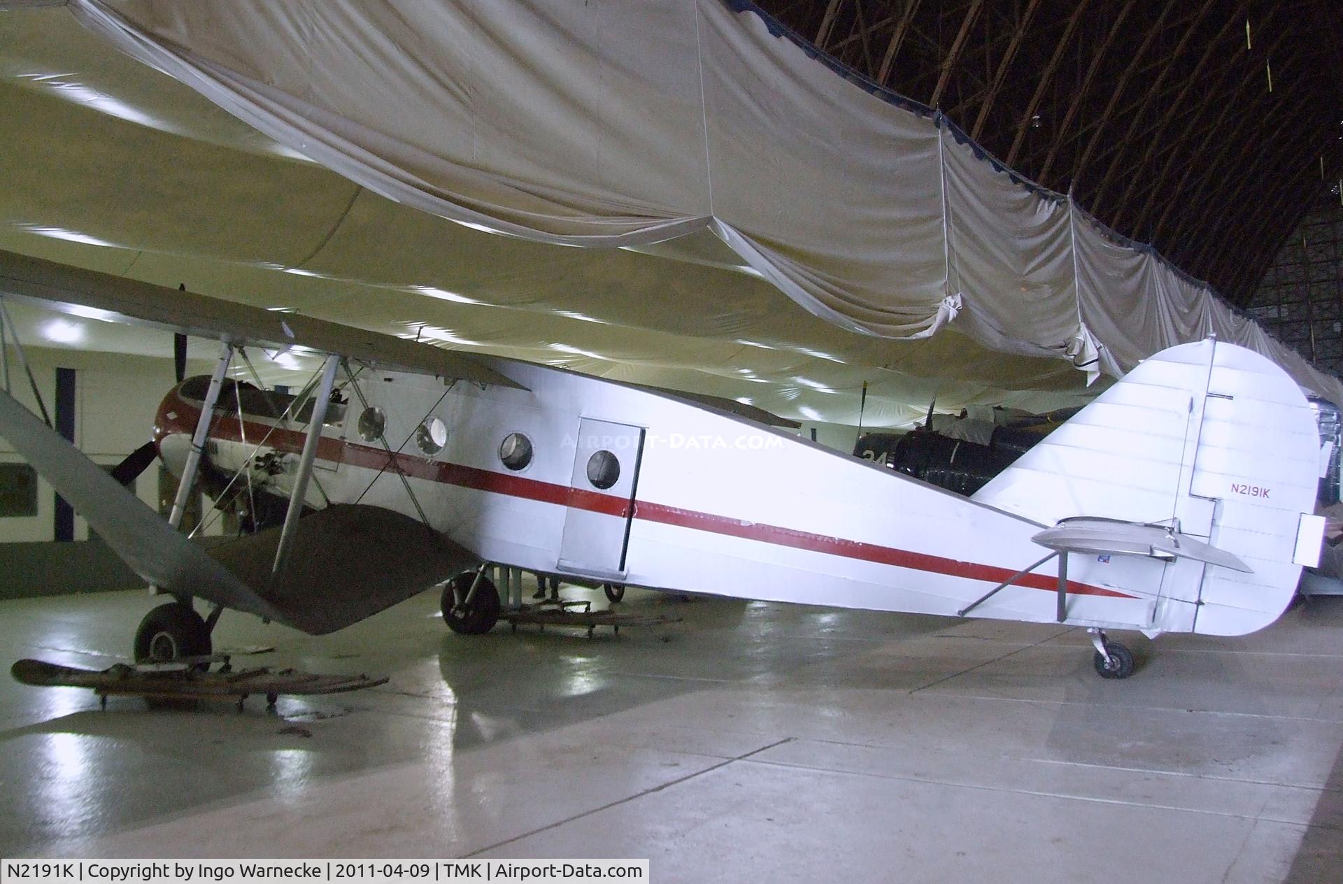N2191K, 1935 Bellanca Aircruiser 66-75 C/N 721, Bellanca Aircruiser 66-75 at the Tillamook Air Museum, Tillamook OR
