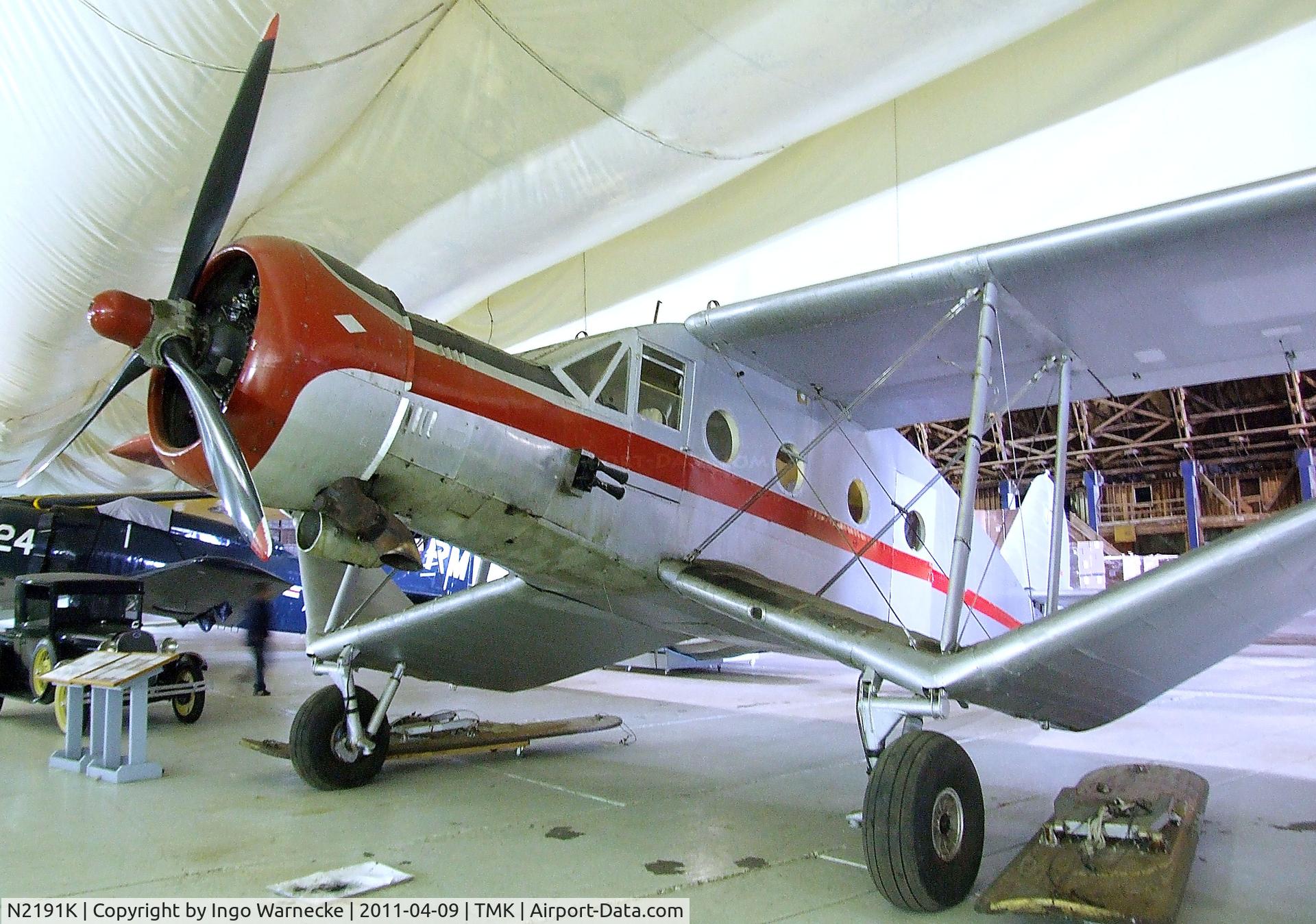 N2191K, 1935 Bellanca Aircruiser 66-75 C/N 721, Bellanca Aircruiser 66-75 at the Tillamook Air Museum, Tillamook OR