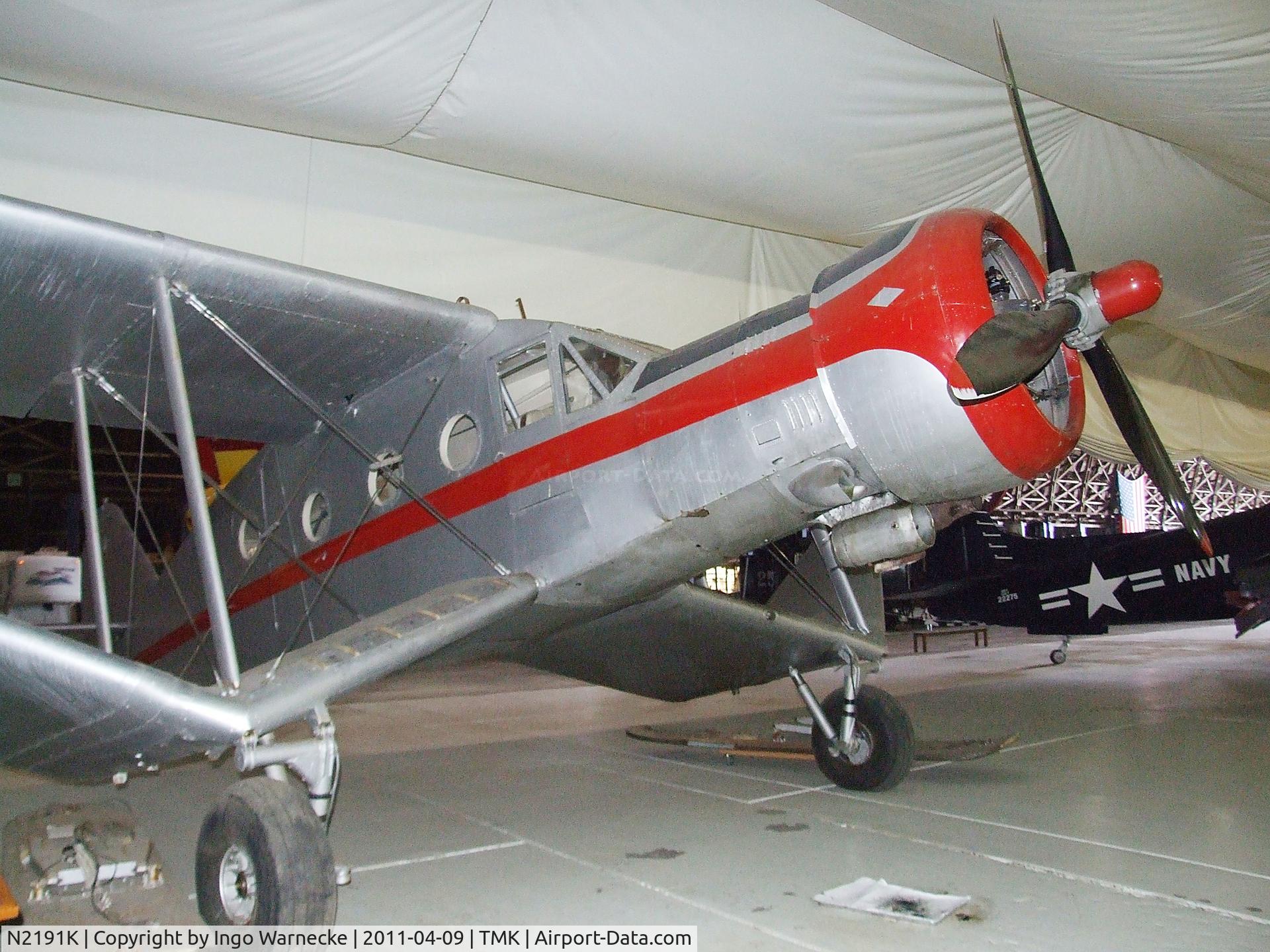 N2191K, 1935 Bellanca Aircruiser 66-75 C/N 721, Bellanca Aircruiser 66-75 at the Tillamook Air Museum, Tillamook OR