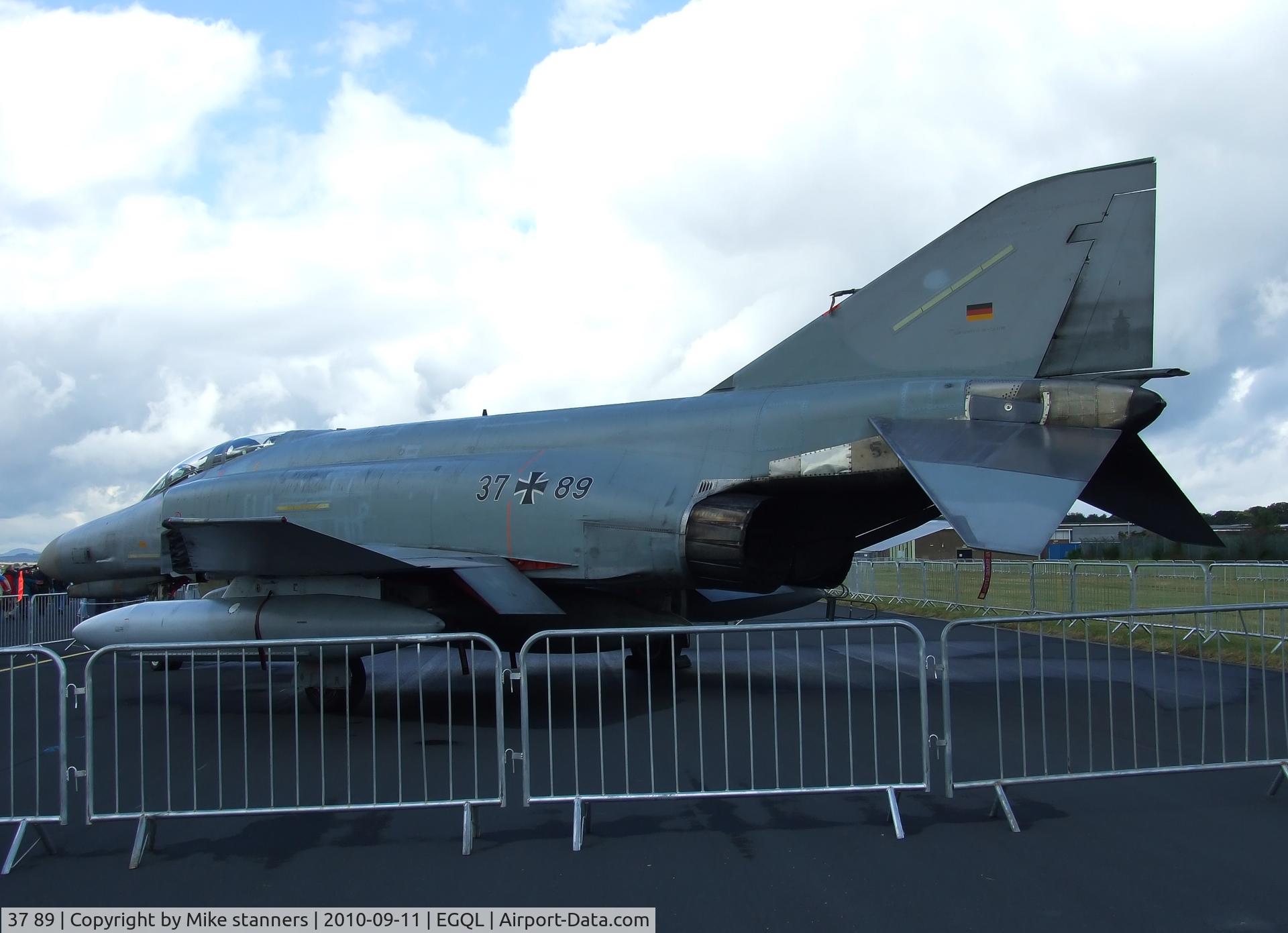 37 89, 1972 McDonnell Douglas F-4F Phantom II C/N 4572, JG-71 Phantom in the static display at Leuchars airshow '10
