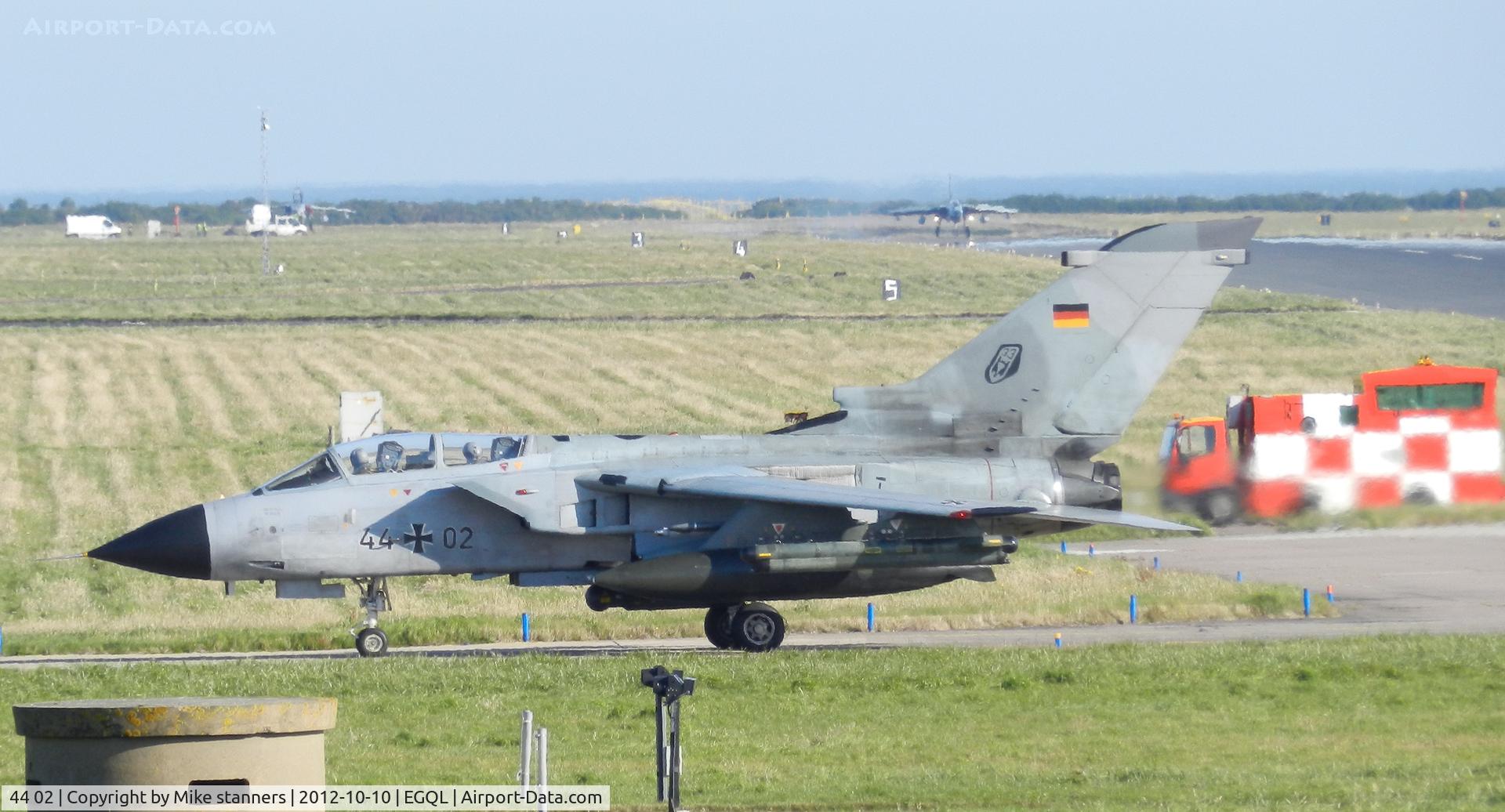 44 02, Panavia Tornado IDS C/N 263/GS068/4102, JBG-33 Tornado returns to RAF Leuchars after an afternoon joint warrior sortie