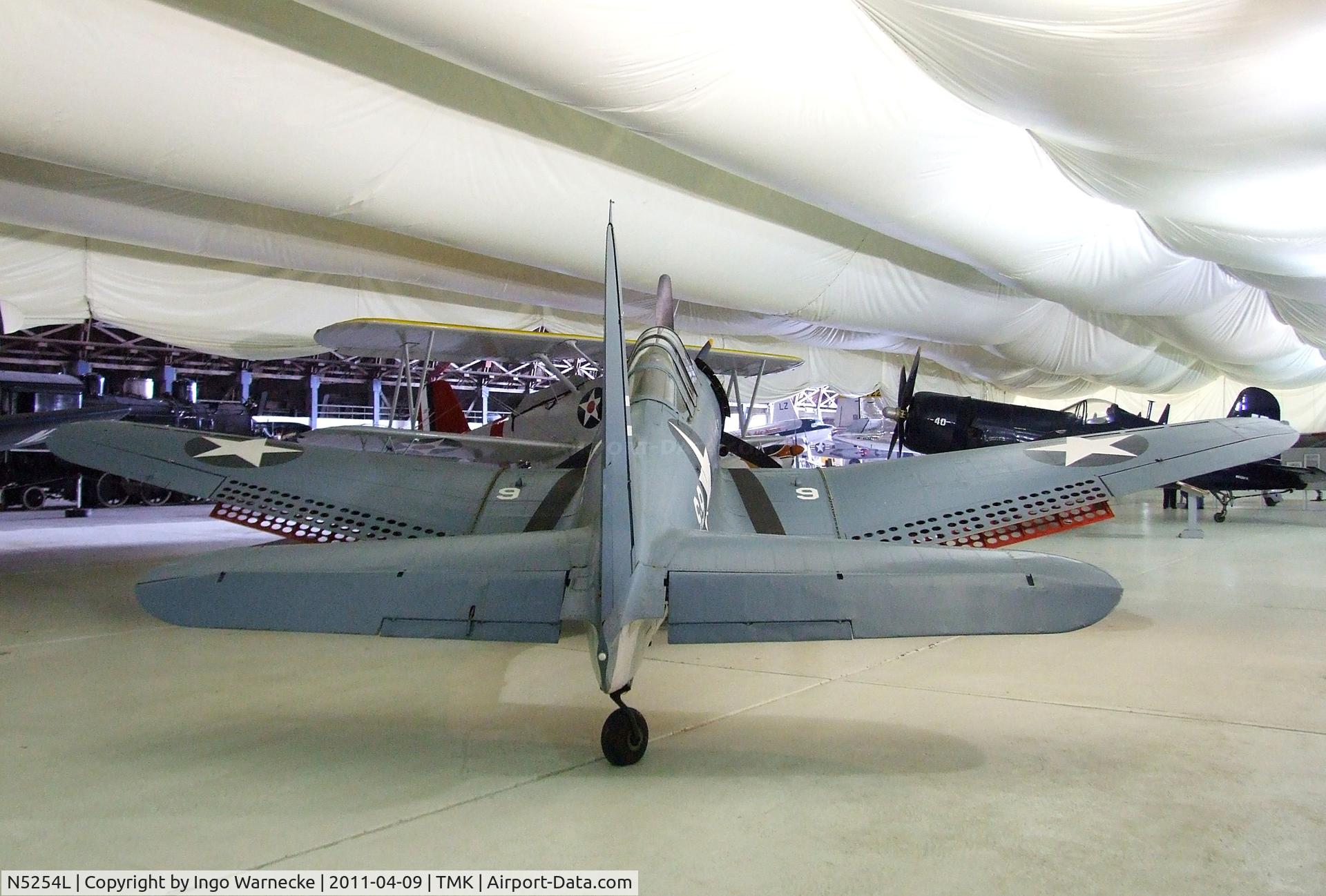 N5254L, 1942 Douglas A-24 C/N 42-60817, Douglas A-24 (representing a SBD Dauntless) at the Tillamook Air Museum, Tillamook OR