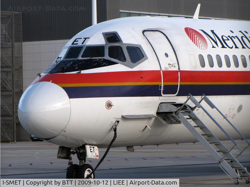 I-SMET, 1987 McDonnell Douglas MD-82 (DC-9-82) C/N 49531, Parked