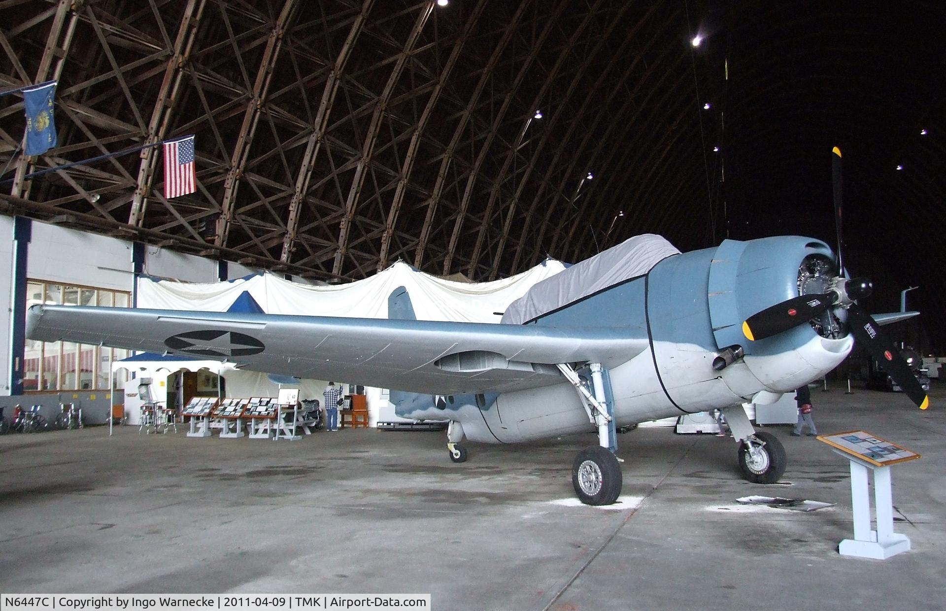 N6447C, 1945 Grumman TBM-3E Avenger C/N 53575, Grumman (General Motors) TBM-3E Avenger at the Tillamook Air Museum, Tillamook OR
