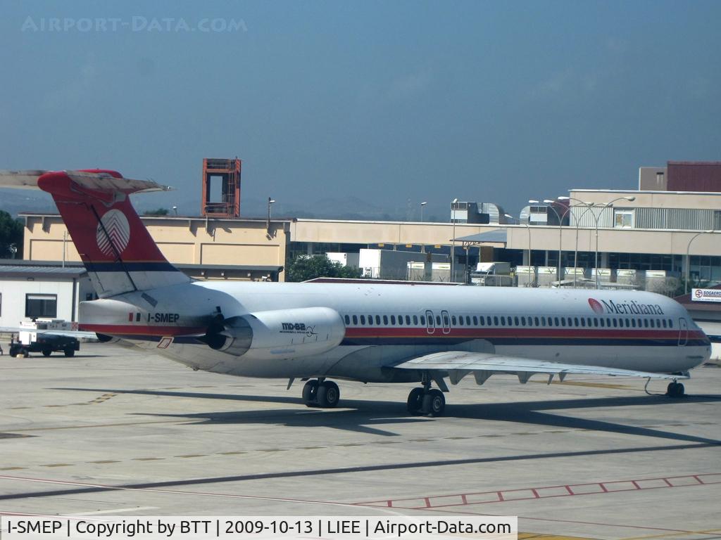 I-SMEP, 1989 McDonnell Douglas MD-82 (DC-9-82) C/N 49740, Parked