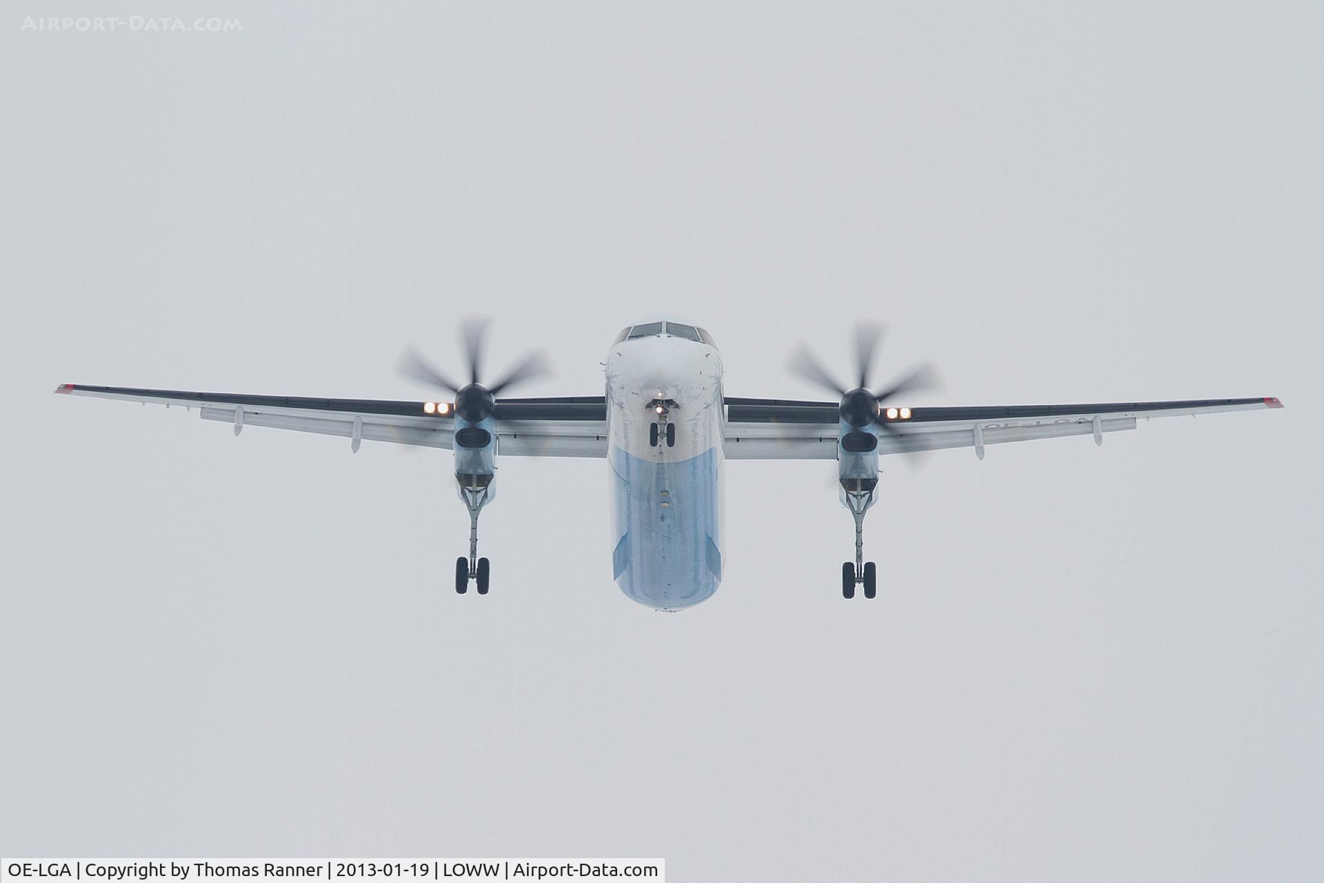 OE-LGA, 1999 De Havilland Canada DHC-8-402Q Dash 8 C/N 4014, Austrian Airlines DHC-8