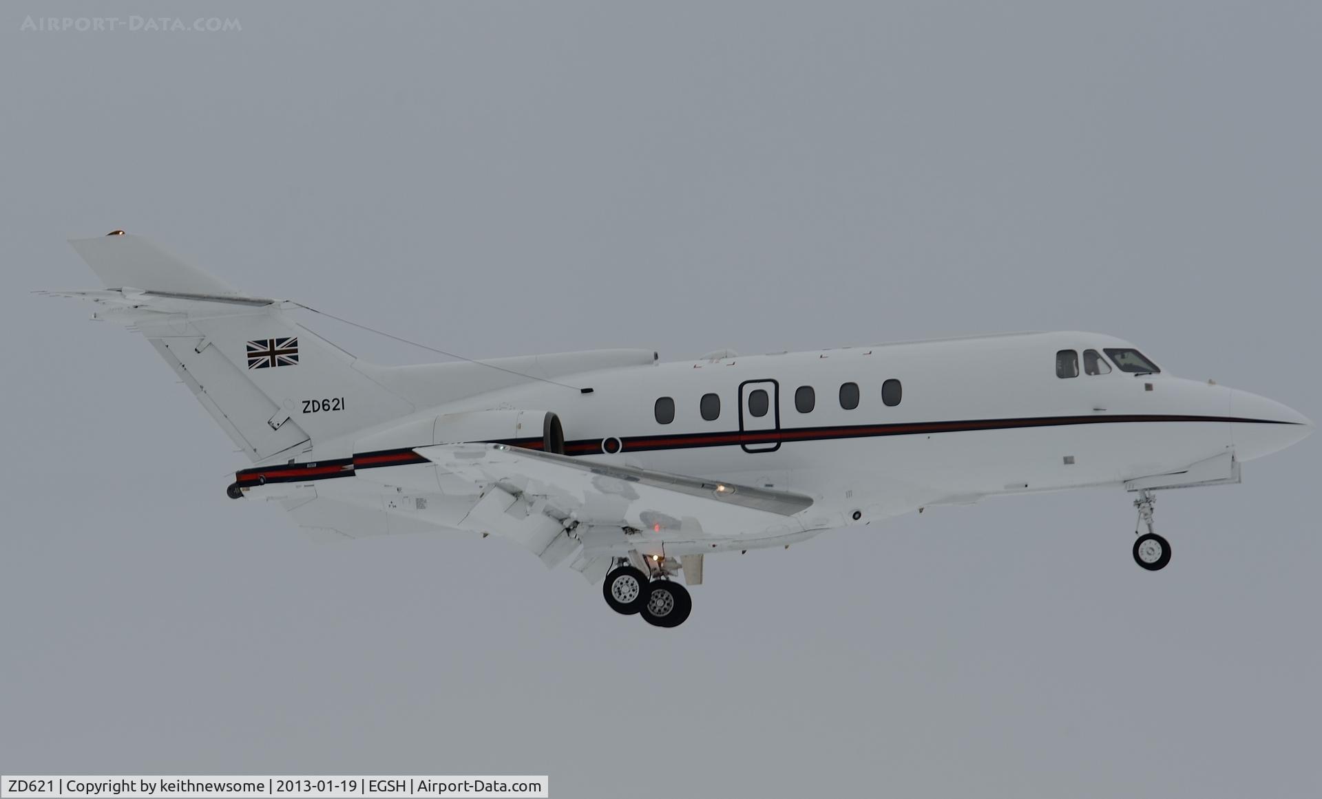 ZD621, 1983 British Aerospace BAe-125 CC.3 C/N 257190, White aircraft, white sky ??