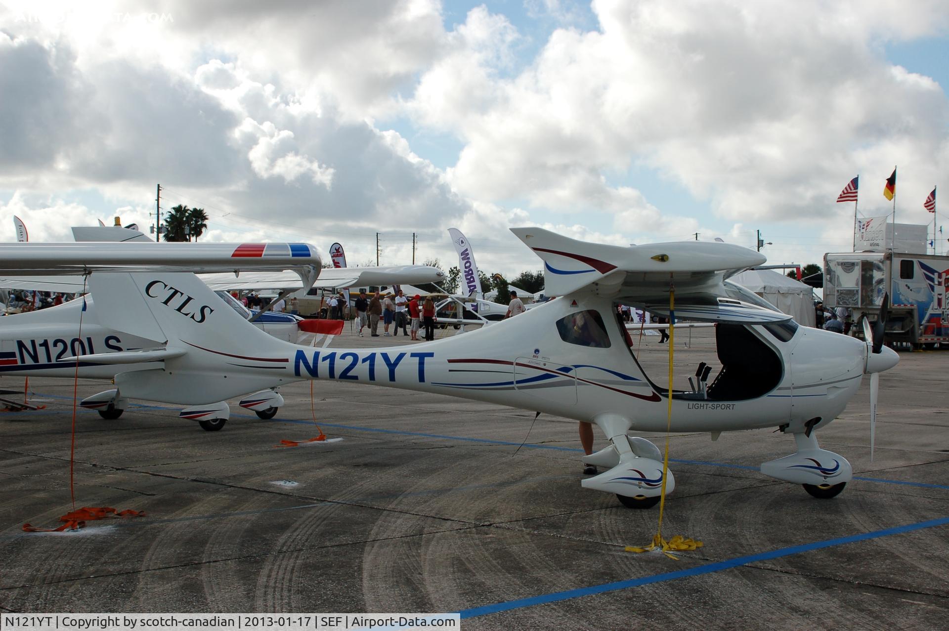 N121YT, 2008 Flight Design CTLS C/N 08-04-10, 2008 Flight Design Gmbh CTLS, N121YT, at the US Sport Aviation Expo, Sebring Regional Airport, Sebring, FL