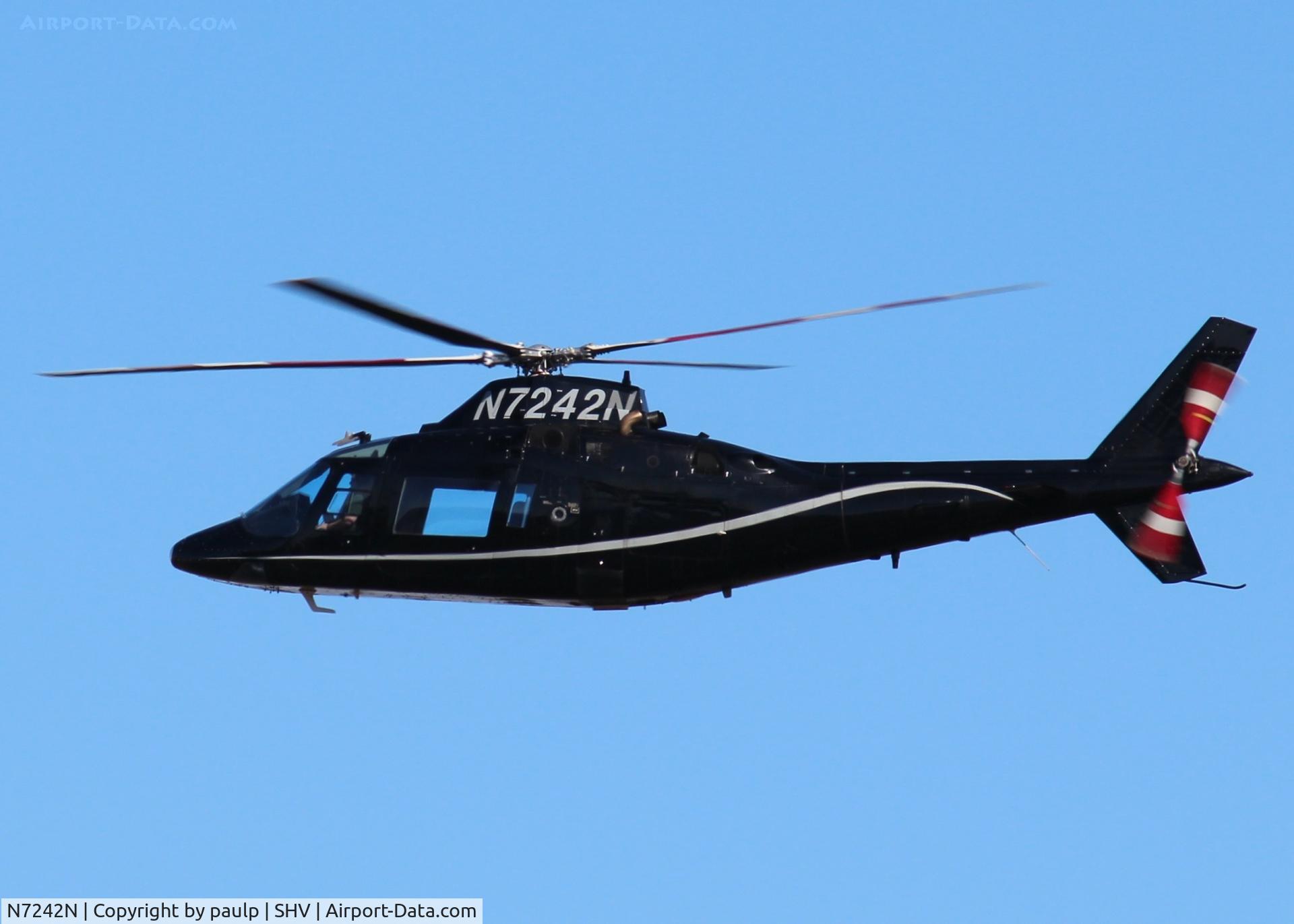 N7242N, 1986 Agusta A109A II C/N 7355, Missed approach on Rwy 32 at Shreveport Regional.