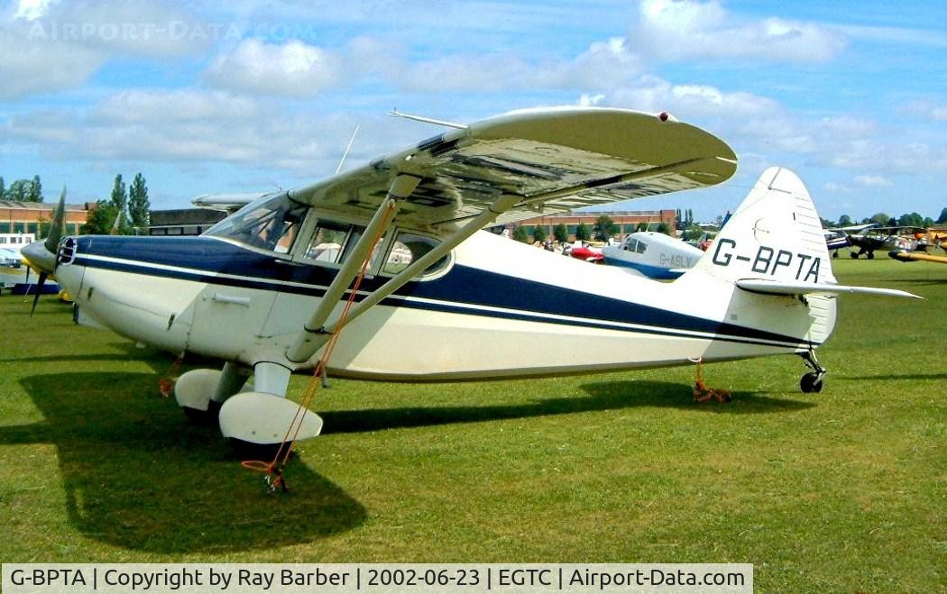 G-BPTA, 1947 Stinson 108-2 Voyager C/N 108-3429, Stinson 108-2 Voyager [108-3429] Cranfield~G 23/06/2002