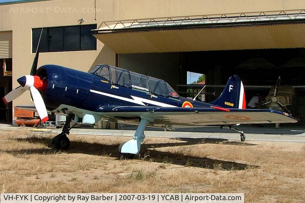 VH-FYK, 2004 Yakovlev (Aerostar) Yak-52TW C/N 0412601, Yakovlev Yak-52TW [0412601] Caboolture~VH 19/03/2007