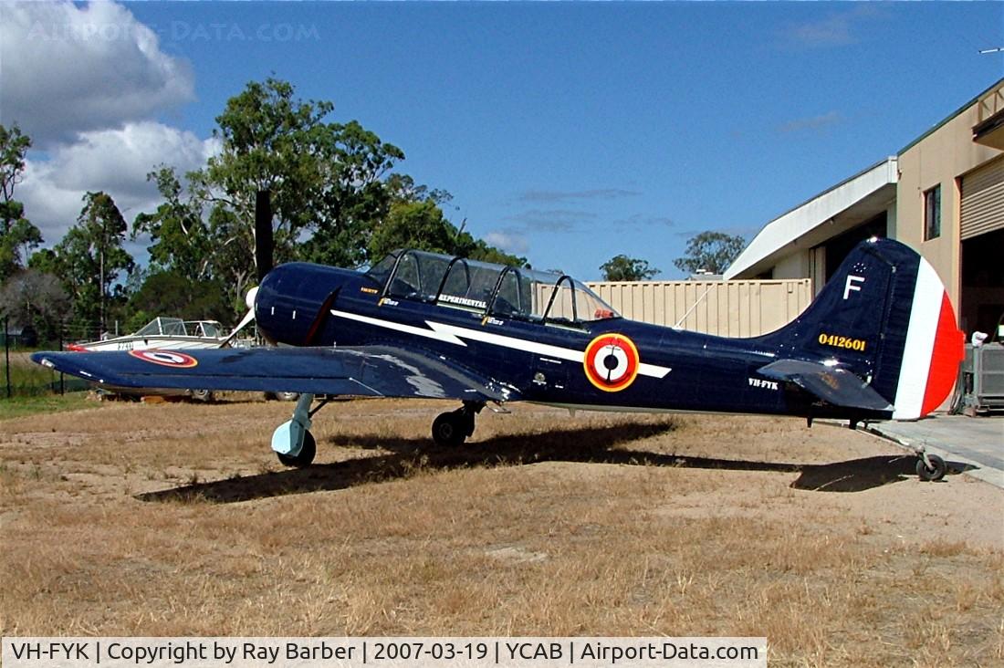 VH-FYK, 2004 Yakovlev (Aerostar) Yak-52TW C/N 0412601, Yakovlev Yak-52TW [0412601] Caboolture~VH 19/03/2007
