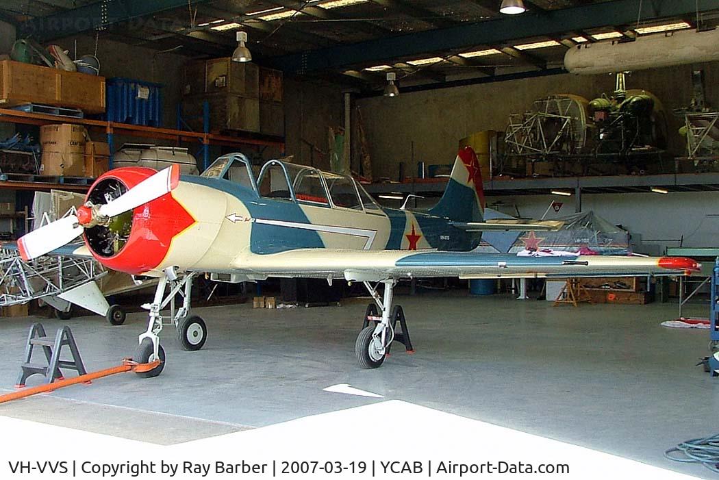 VH-VVS, 1984 Yakovlev Yak-52 C/N 844809, Yakovlev Yak-52 [844809] Caboolture~VH 19/03/2007