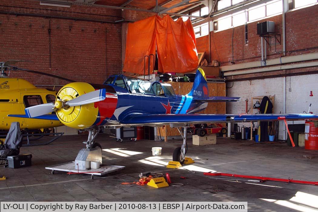LY-OLI, Yakovlev Yak-52 C/N 866704, Yakovlev Yak-52 [866704] Spa-La Sauvenière~OO 13/08/2010