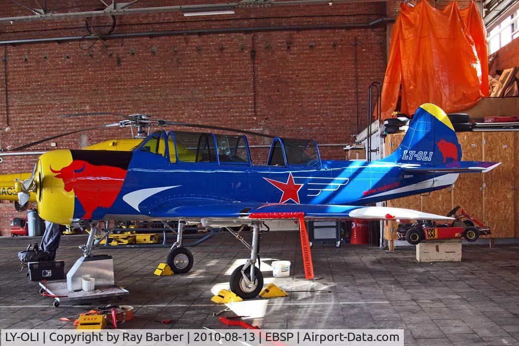 LY-OLI, Yakovlev Yak-52 C/N 866704, Yakovlev Yak-52 [866704] Spa-La Sauvenière~OO 13/08/2010
