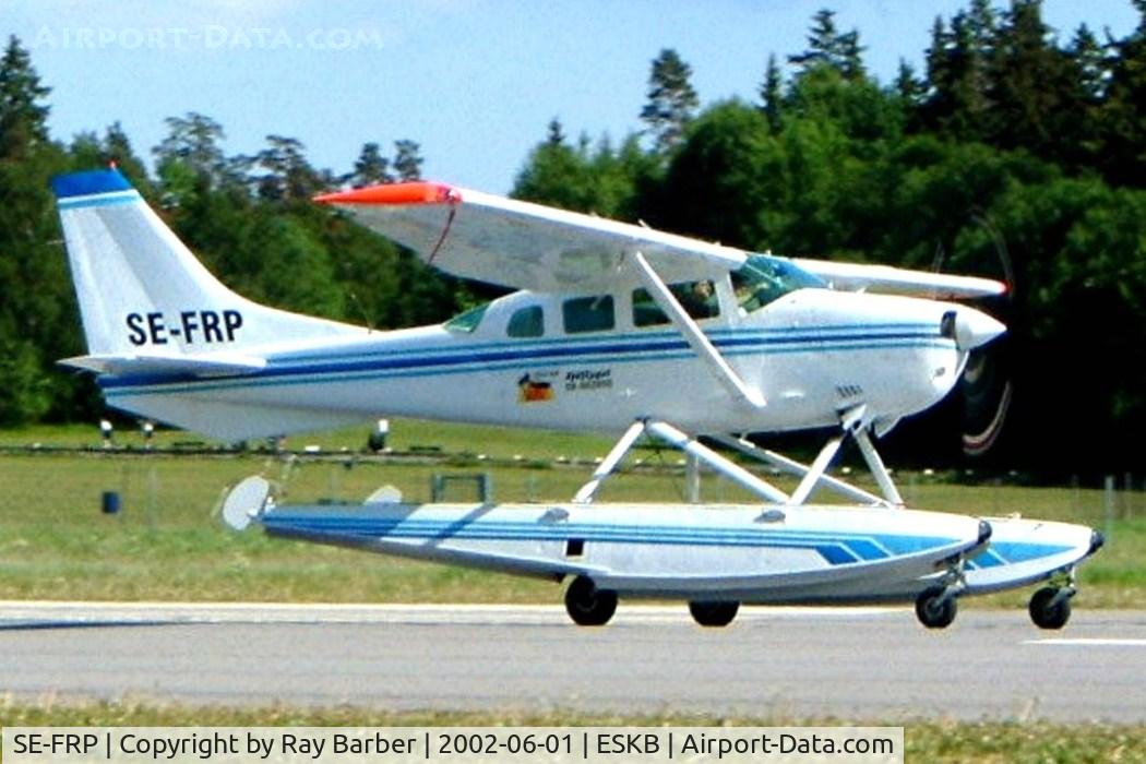 SE-FRP, 1973 Cessna U206F Stationair Stationair C/N U20601970, Cessna U.206F Stationair [U206-0190] Stockholm-Barkarby~SE 01/06/2002