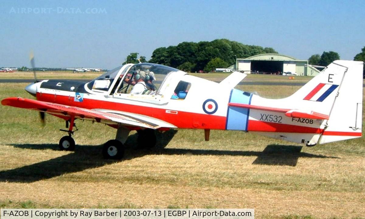 F-AZOB, 1973 Scottish Aviation Bulldog T.1 C/N BH120/218, Scottish Aviation Bulldog T.1 [BH120/218] Kemble~G 13/07/2003