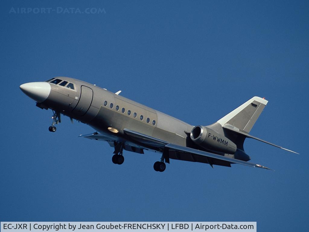 EC-JXR, 1997 Dassault Falcon 2000 C/N 55, first flight of EC-JXR ex F-WWMM