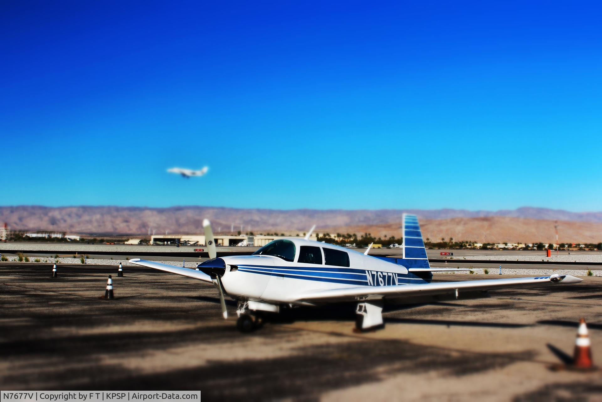 N7677V, 1982 Mooney M20J 201 C/N 24-1328, 