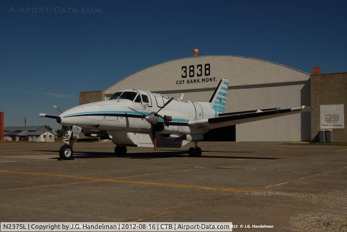 N237SL, 1987 Beech C99 Airliner C/N U-237, At Cut Bank MT