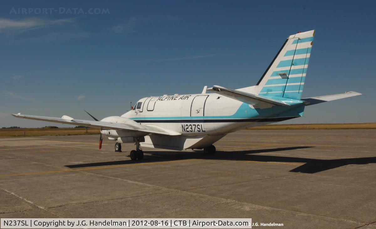 N237SL, 1987 Beech C99 Airliner C/N U-237, aft port view