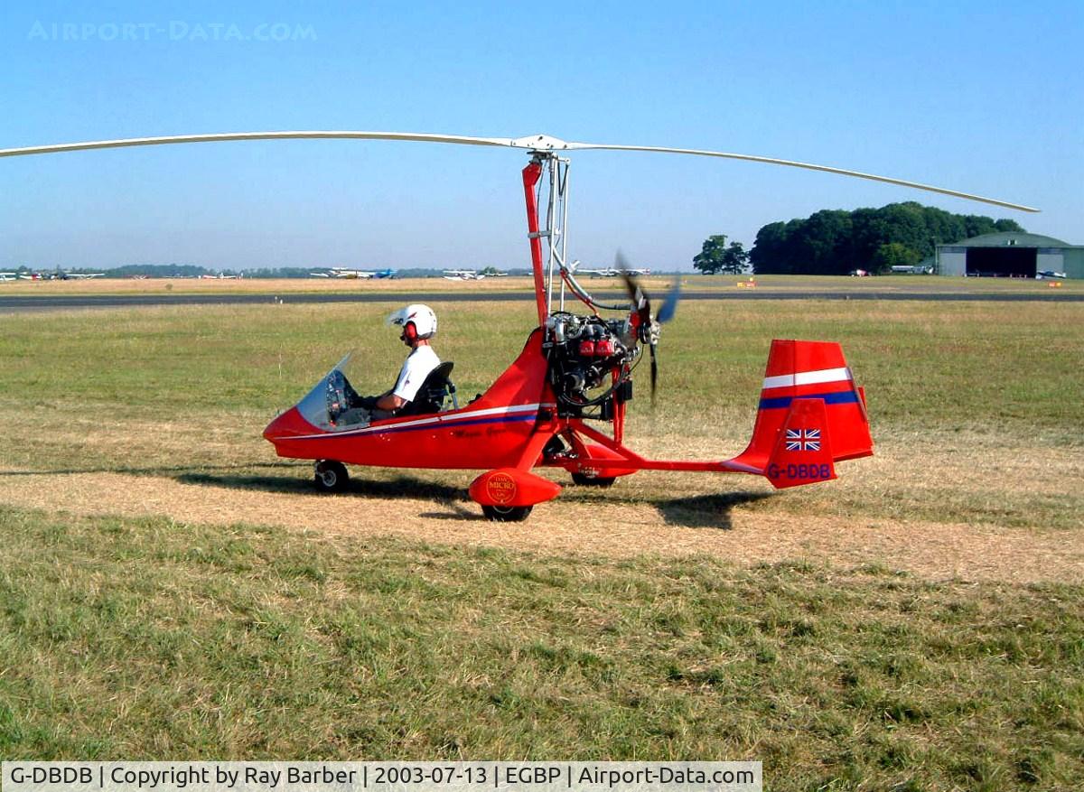G-DBDB, 2001 VPM M-16 Tandem Trainer C/N PFA G/12-1239, Magni M-16 Tandem Trainer [PFA G/12-1239] Kemble~G 13/07/2003