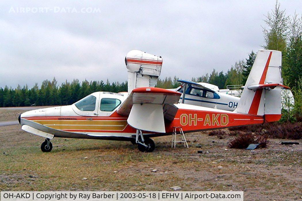 OH-AKD, 1973 Lake LA-4-200 Buccaneer C/N 592, Lake LA-4-200 Buccaneer [592] Hyvinkaa~OH 18/05/2003