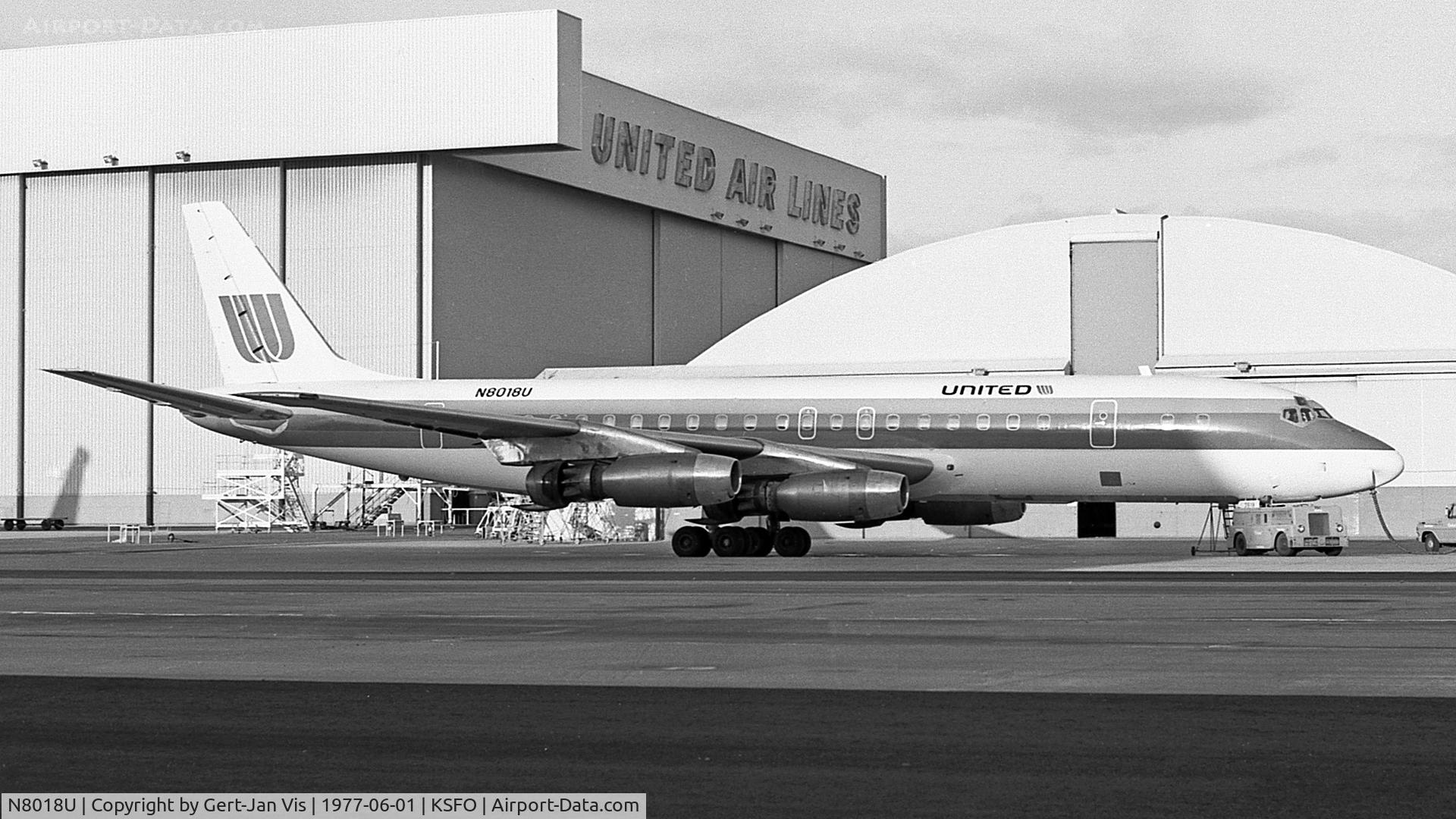 N8018U, 1960 Douglas DC-8-21 C/N 45291, Made by Carl J. Waldenmaier