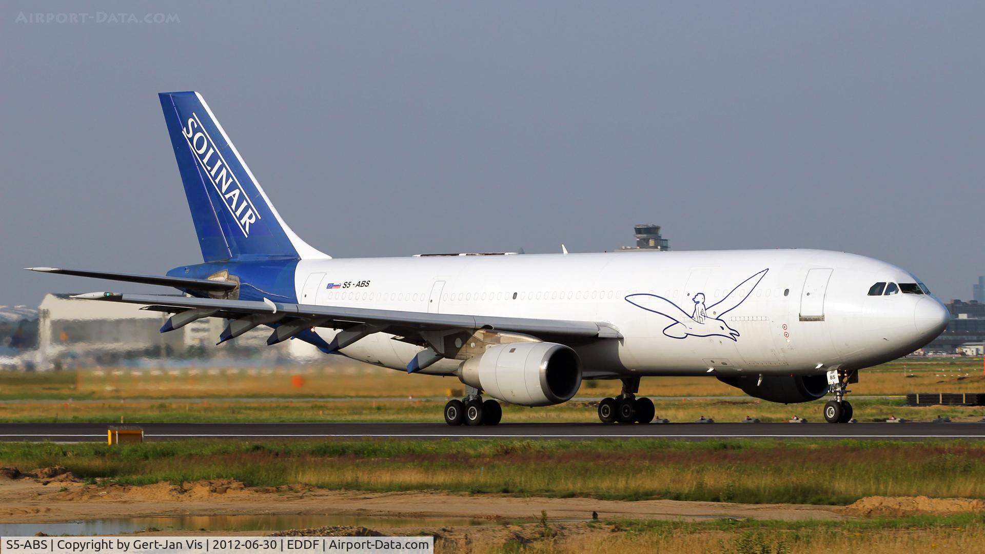 S5-ABS, 1981 Airbus A300B4-203 C/N 126, taking off rw.18