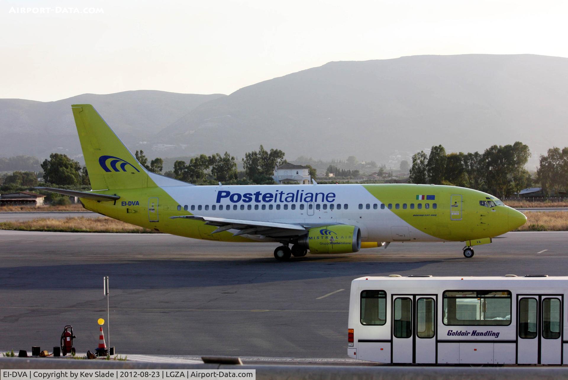 EI-DVA, 1991 Boeing 737-36E(QC) C/N 25159, Operating as 7M4742 to Bari.
