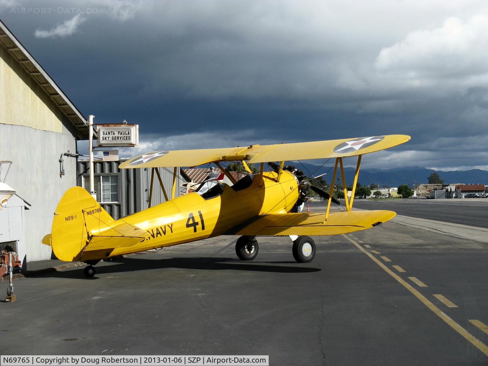 N69765, 1941 Boeing A75N1 (PT17) C/N 75-1044, 1941 Boeing Stearman A75N1 as Navy N2S-1, Continental W670 220 Hp radial