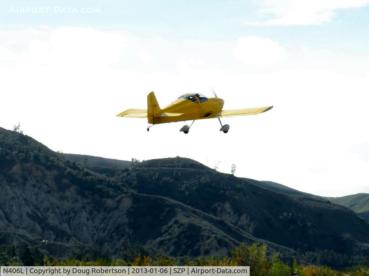 N406L, 2008 Vans RV-6 C/N 936, Provo PROVO 6, Lycoming O-320 160 Hp, takeoff climb Rwy 22
