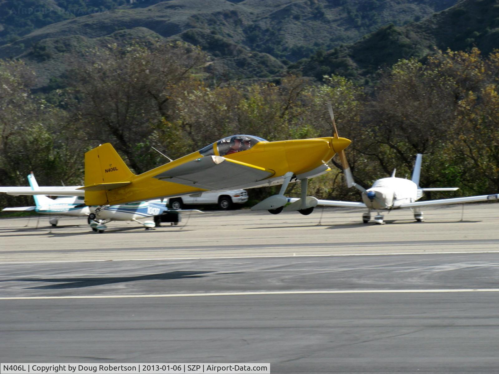 N406L, 2008 Vans RV-6 C/N 936, Provo PROVO 6, Lycoming O-320 160 Hp, takeoff climb Rwy 22