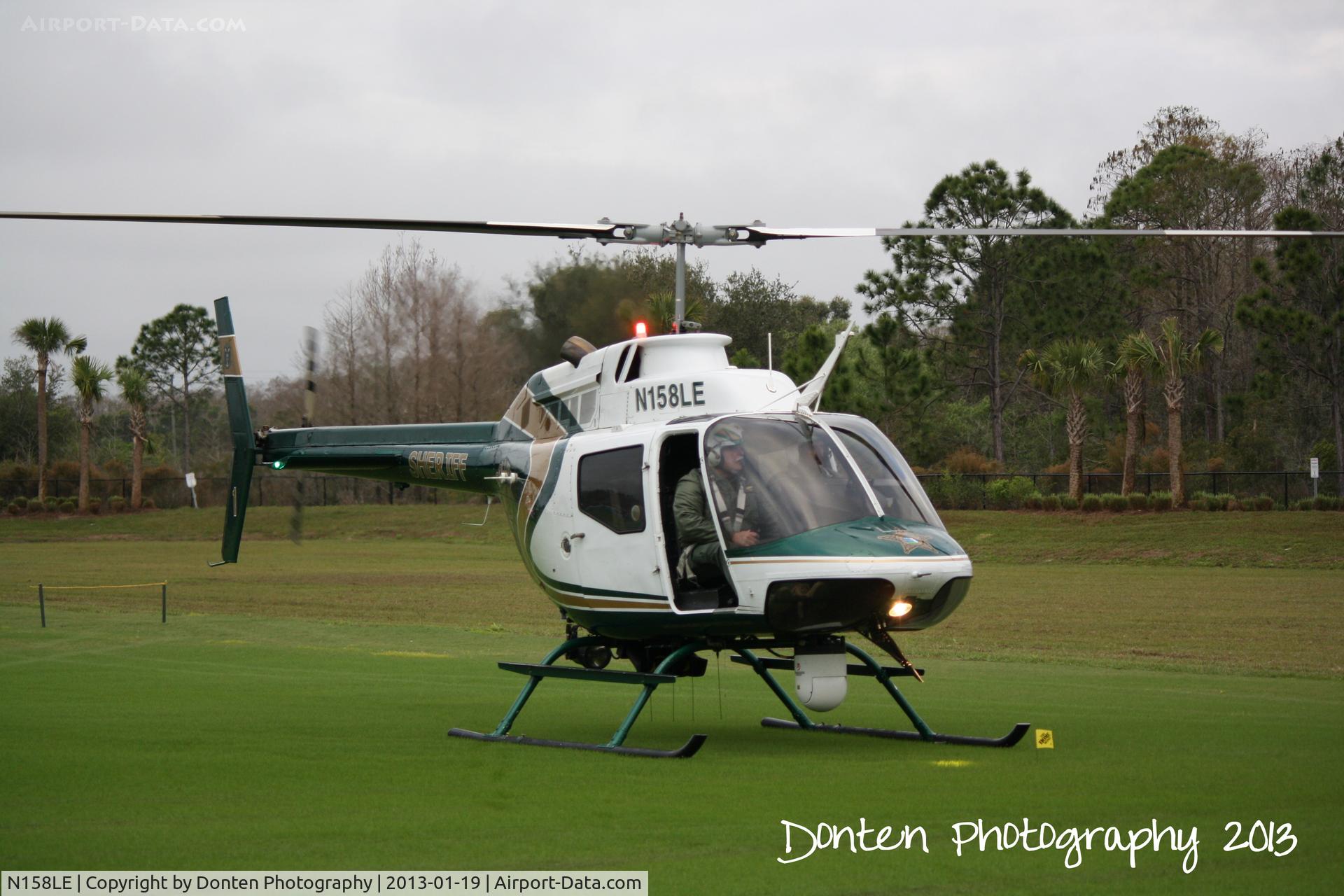 N158LE, Bell OH-58C C/N 73-21921, Collier County Sheriff's Office Aviation Unit (N158LE) lands at JetBlue Park for the American Heroes Air Show