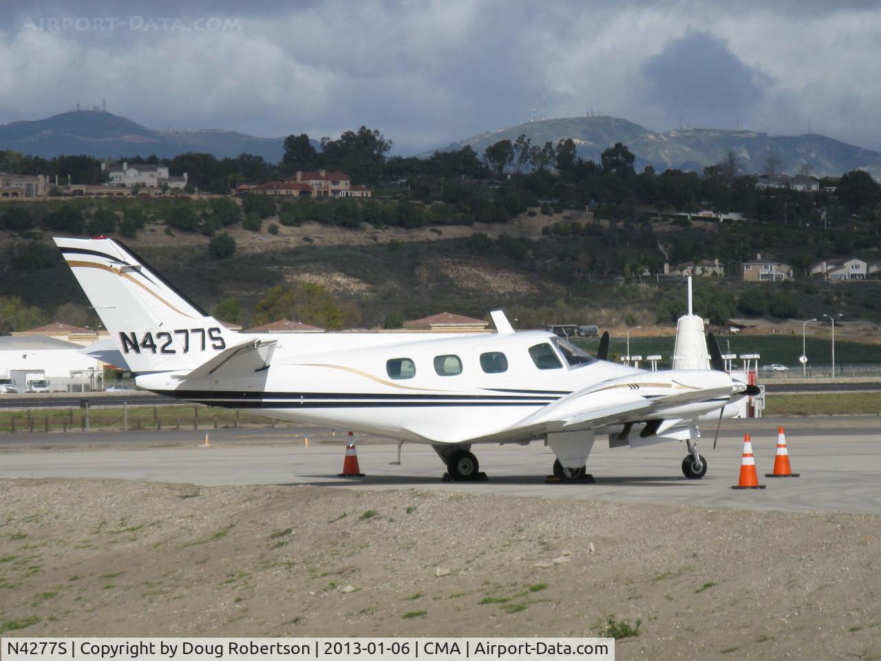 N4277S, 1977 Beech B-60 Duke C/N P-403, 1977 Beech B60 DUKE, two Lycoming TIO-540-E1DC4 380 Hp each, AiResearch Lexan pressurization system with cabin altitude capable of pre-select prior to takeoff or landing