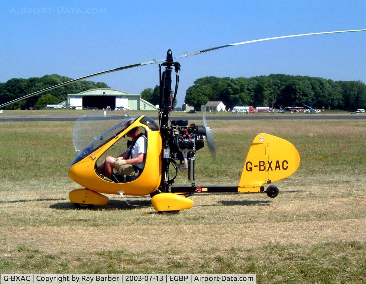 G-BXAC, 1997 RAF 2000 GTX SE C/N PFA G/13-1279, Rotary Air Force RAF-2000 GTX-SE [PFA G/13-1279] Kemble~G 13/07/2003
