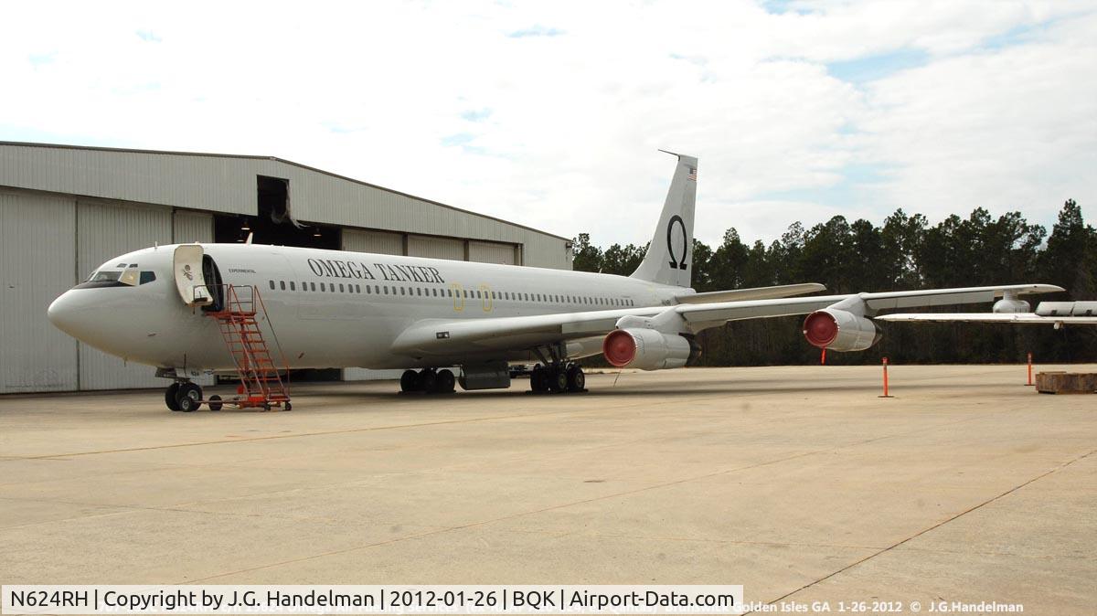 N624RH, 1968 Boeing 707-338C C/N 19624, At Brunswick Golden Isles GA