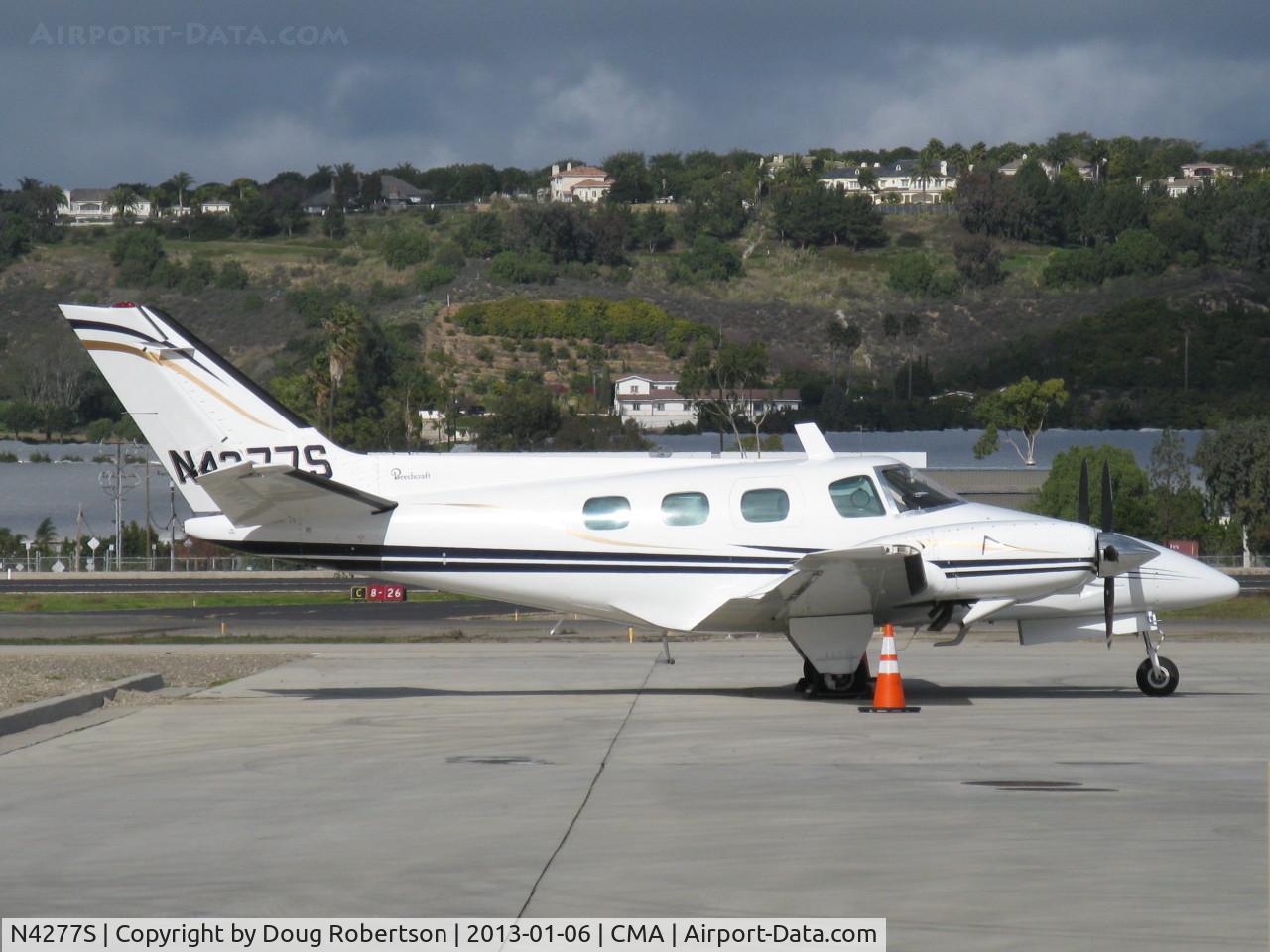 N4277S, 1977 Beech B-60 Duke C/N P-403, 1977 Beech B60 DUKE, two Lycoming TIO-540-E1C4 380 Hp each, Cruise speed 75% power @ 25,000' 236 knots-272 mph. This baby hustles! Beech delivered 122 60s and 471 A & B60 DUKES