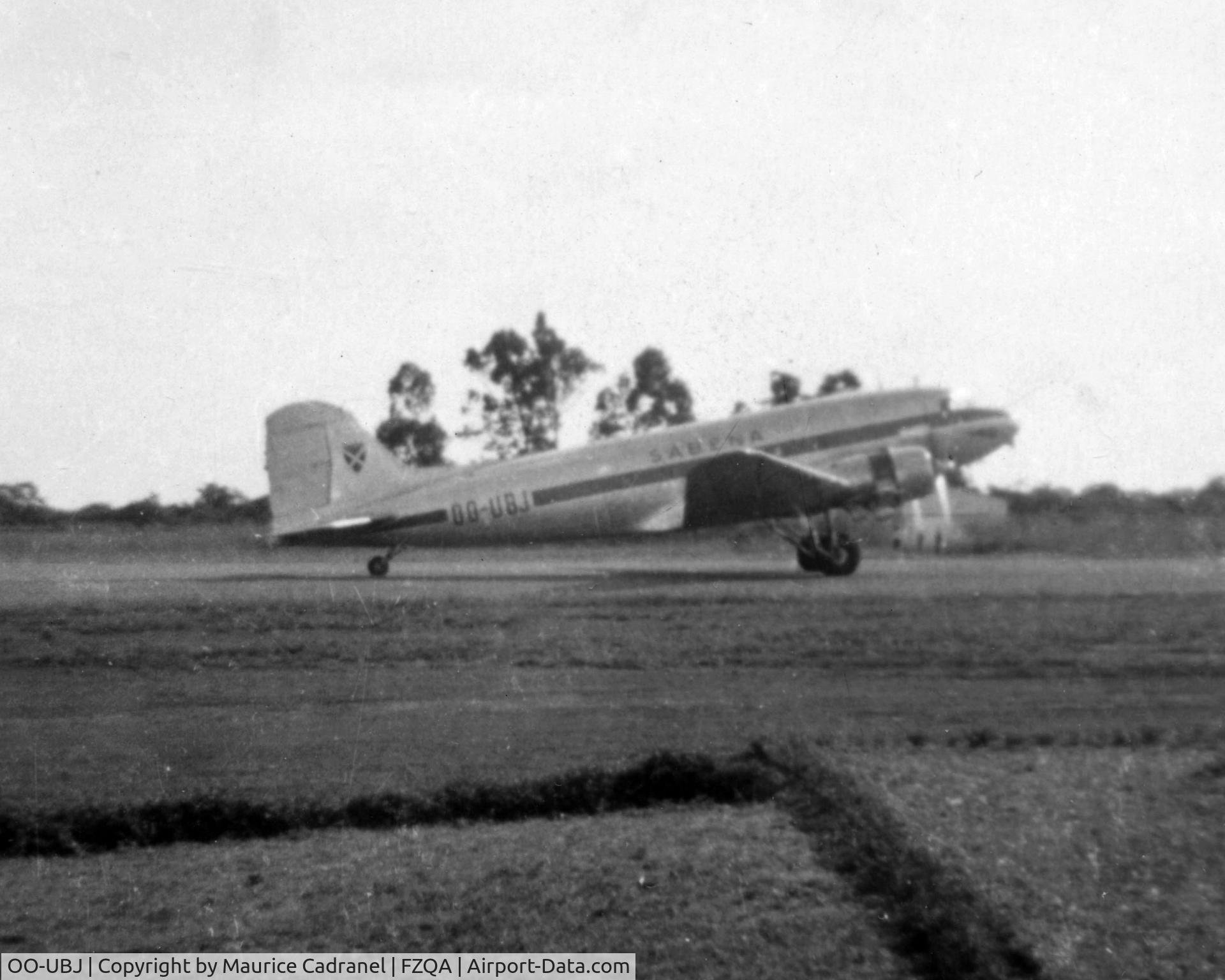 OO-UBJ, 1944 Douglas DC-3C C/N 13431, At Elisabethville (now Lubumbashi) RDC airport