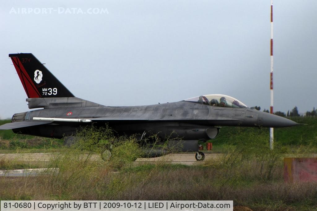 81-0680, 1981 General Dynamics F-16AM Fighting Falcon C/N 61-361, Special marking 37°Stormo, aircraft is now stored at AMARC area 13