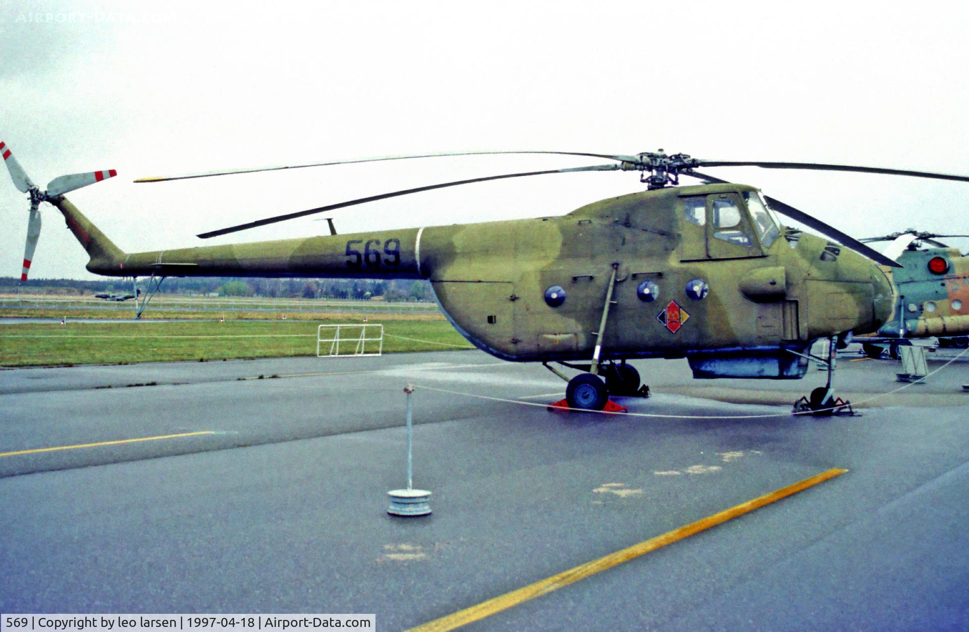 569, 1963 Mil Mi-4A Hound C/N 13146, Luftwaffe Museum Gatow 18.4.97