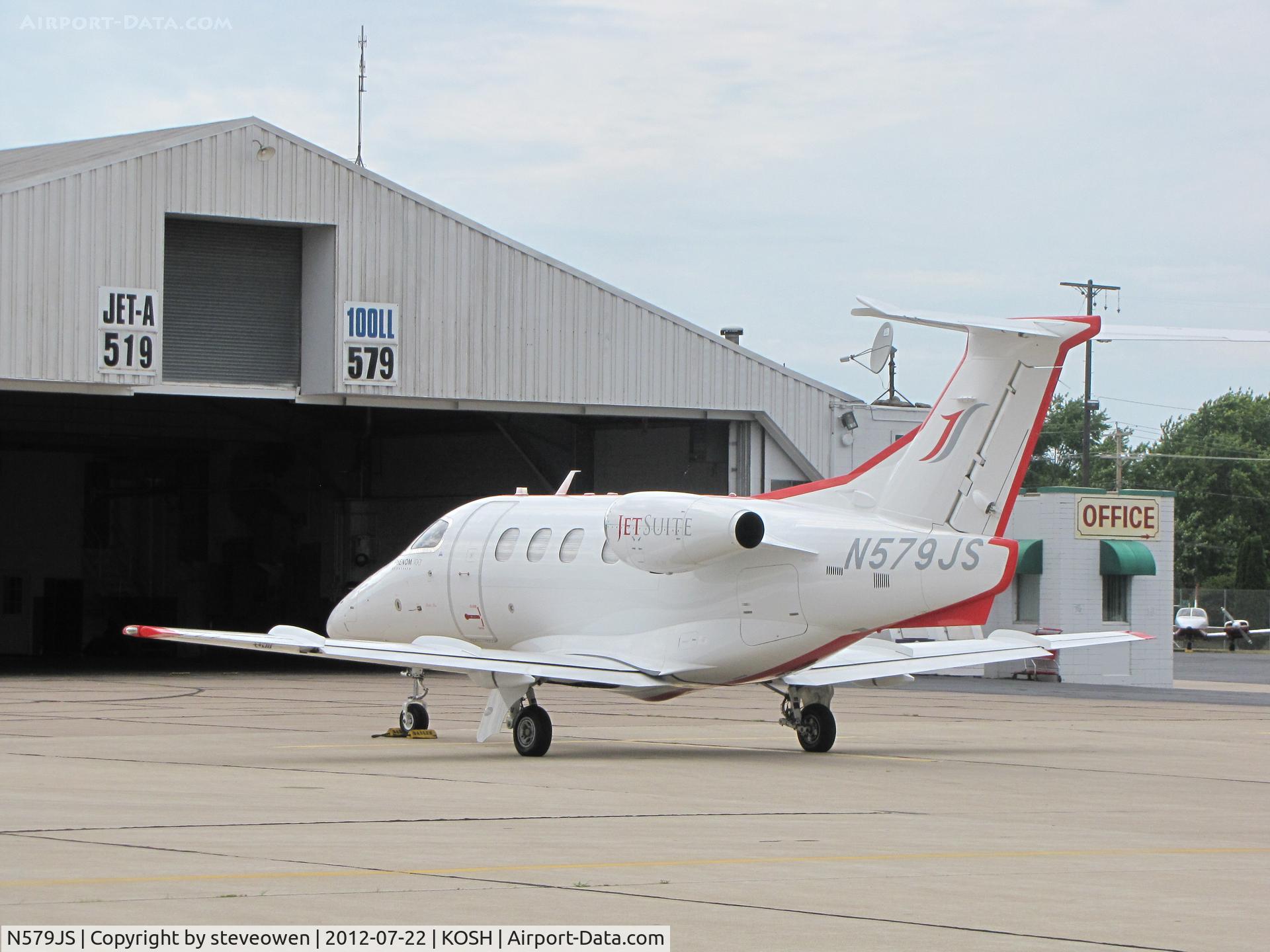 N579JS, 2009 Embraer EMB-500 Phenom 100 C/N 50000064, Basler FBO Ramp
