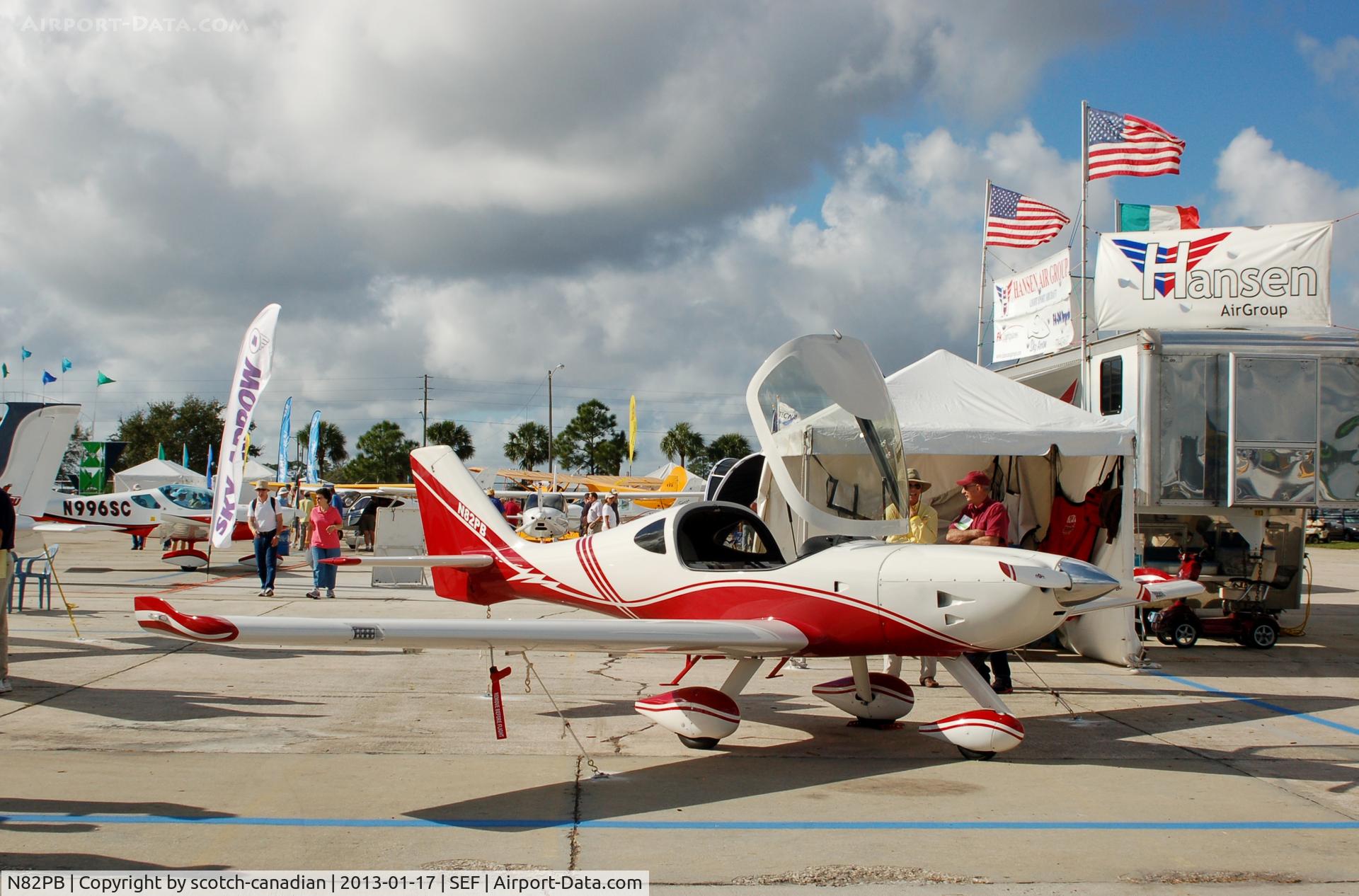 N82PB, 2008 Arion Lightning LS-1 C/N 74, 2008 Paul E Bryant LIGHTNING, N82PB, at the US Sport Aviation Expo, Sebring Regional Airport, Sebring, FL