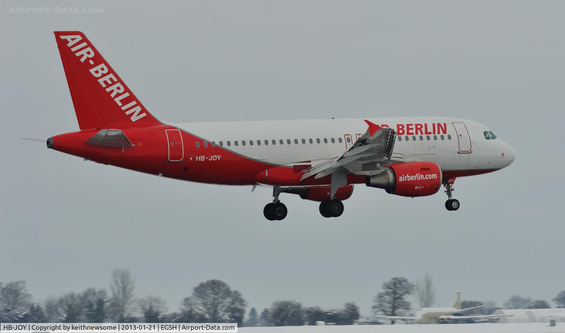 HB-JOY, 2007 Airbus A319-111 C/N 3245, Arriving for Air Livery !
