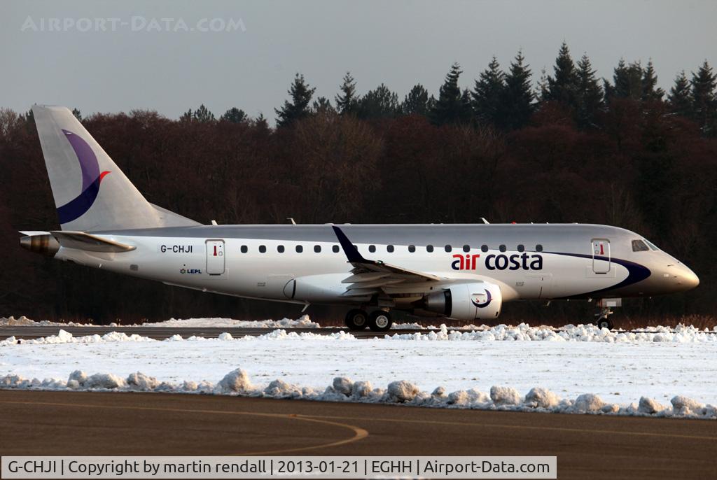 G-CHJI, 2009 Embraer 170LR (ERJ-170-100LR) C/N 17000278, just out of paint shop