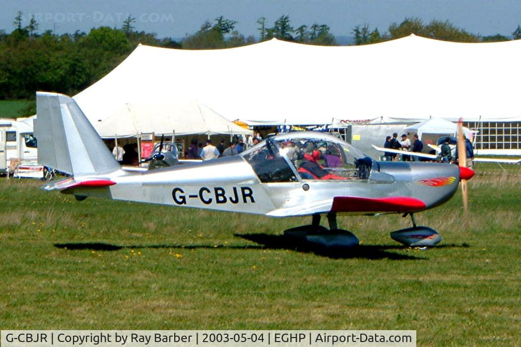 G-CBJR, 2002 Evektor-Aerotechnik EV-97 Eurostar C/N PFA 315-13845, Evektor EV-97 Eurostar [PFA 315-13845] Popham~G 04/05/2003