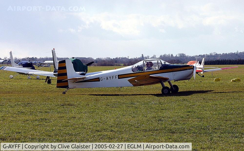 G-AYFF, 1971 Rollason Druine D-62B Condor C/N RAE/647, Originally owned and currently in private hands since June 1970.